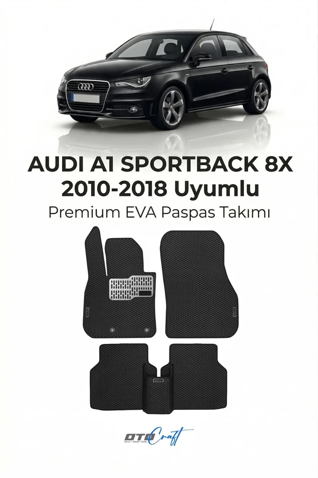 Audi A1 Sportback 8X 2010-2018 EVA Paspas