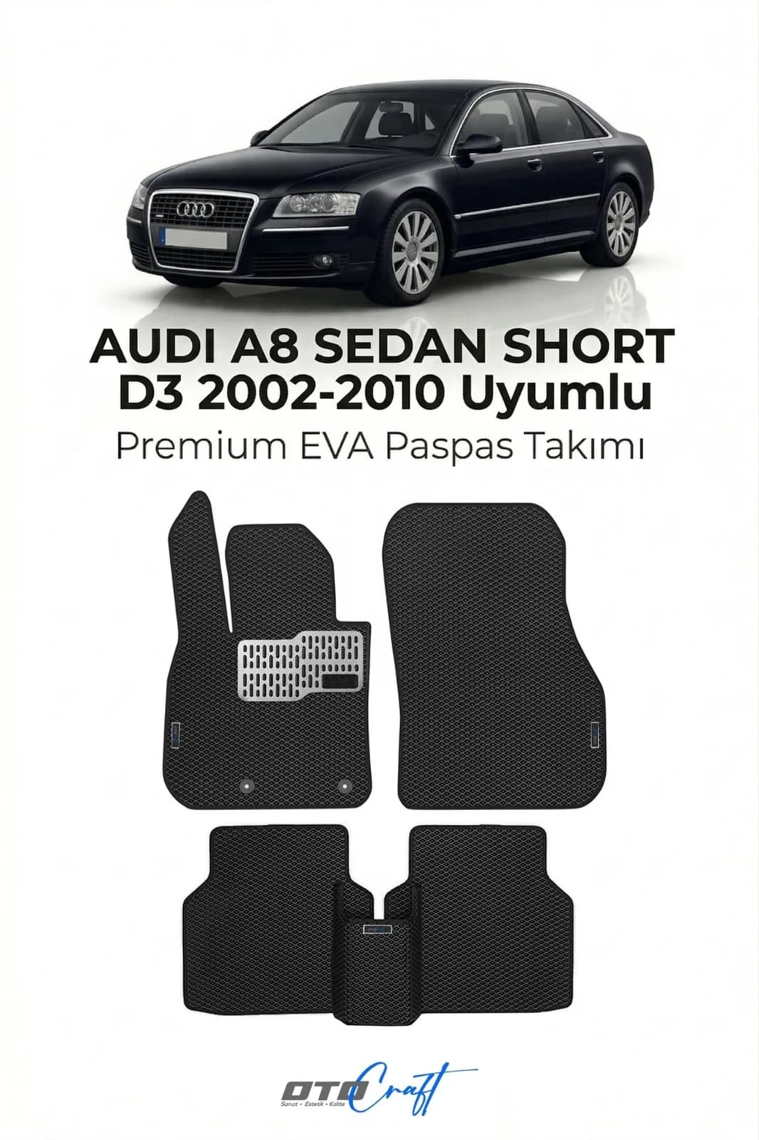 Audi A8 Sedan Short D3 2002-2010 EVA Paspas