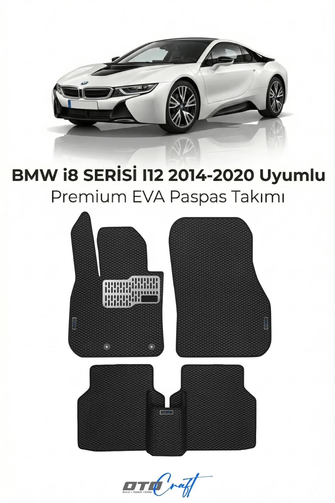 BMW i8 Serisi I12 2014-2020 EVA Paspas
