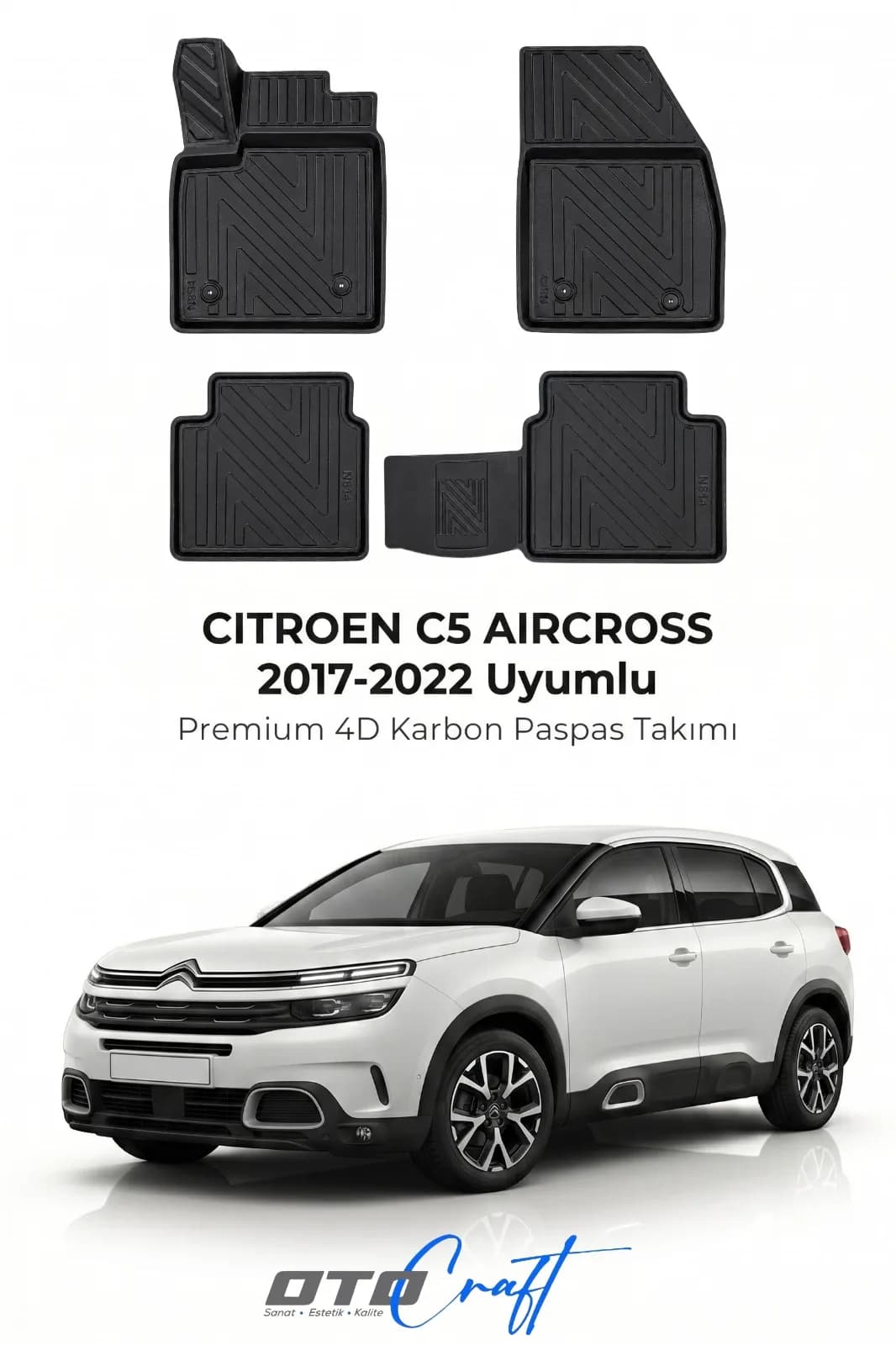 Citroën C5 Aircross 2017-2022 4D Karbon Paspas