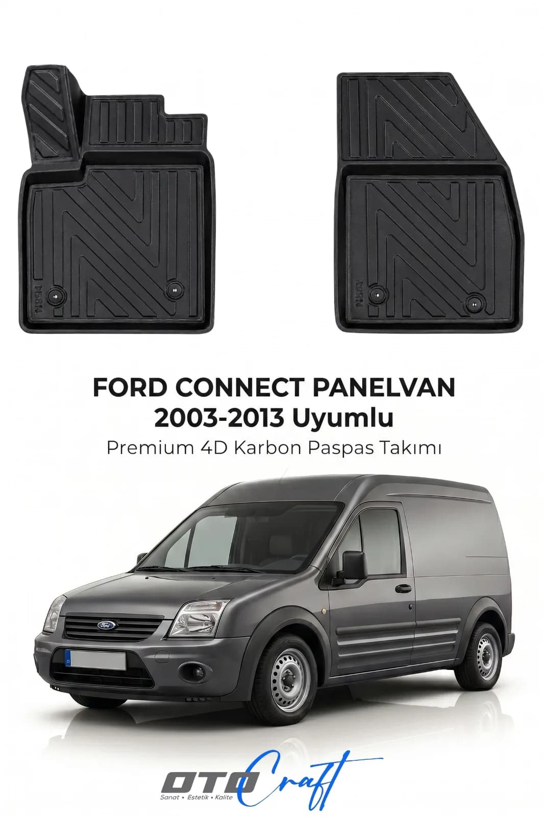 Ford Connect PV 2003-2013 4D Karbon Paspas