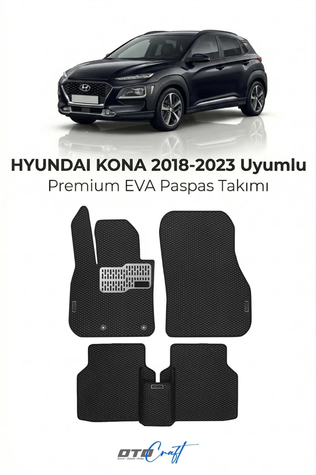 Hyundai Kona 2018-2023 EVA Paspas