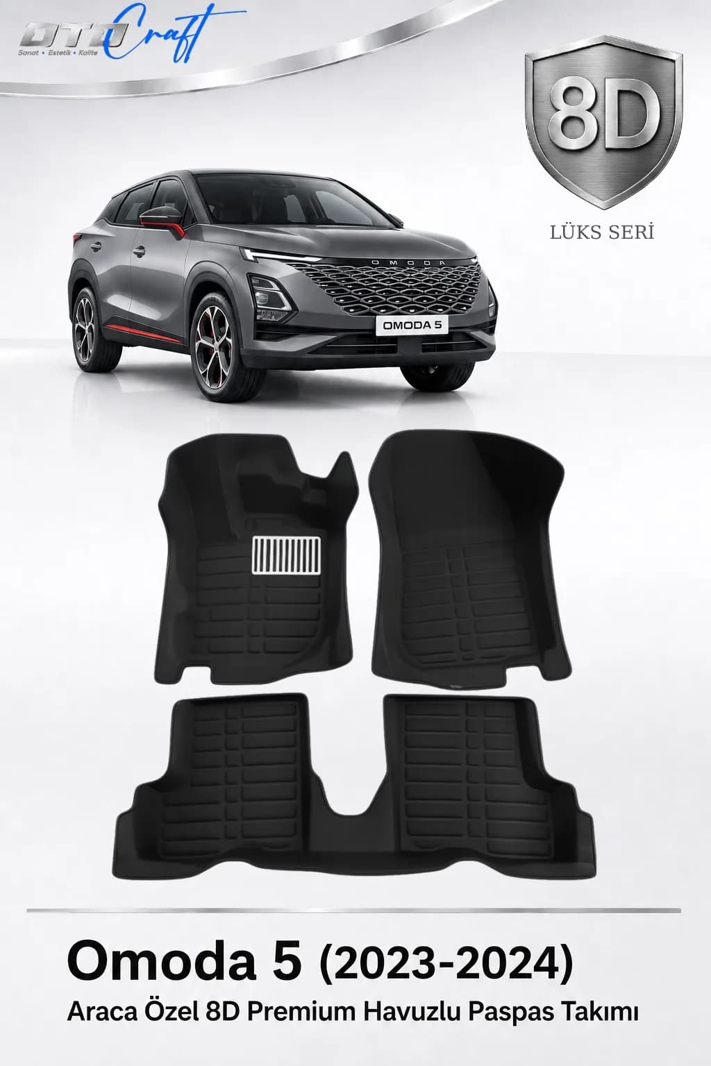 Omoda 5 2023-2024 8D Havuzlu Paspas