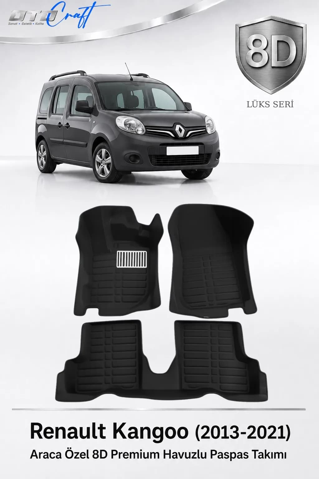 Renault Kangoo 2013-2021 8D Havuzlu Paspas