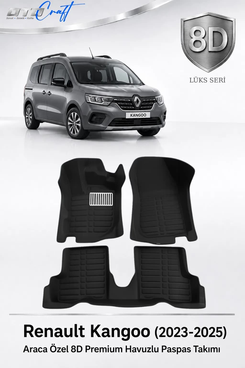 Renault Kangoo 2023-2025 8D Havuzlu Paspas