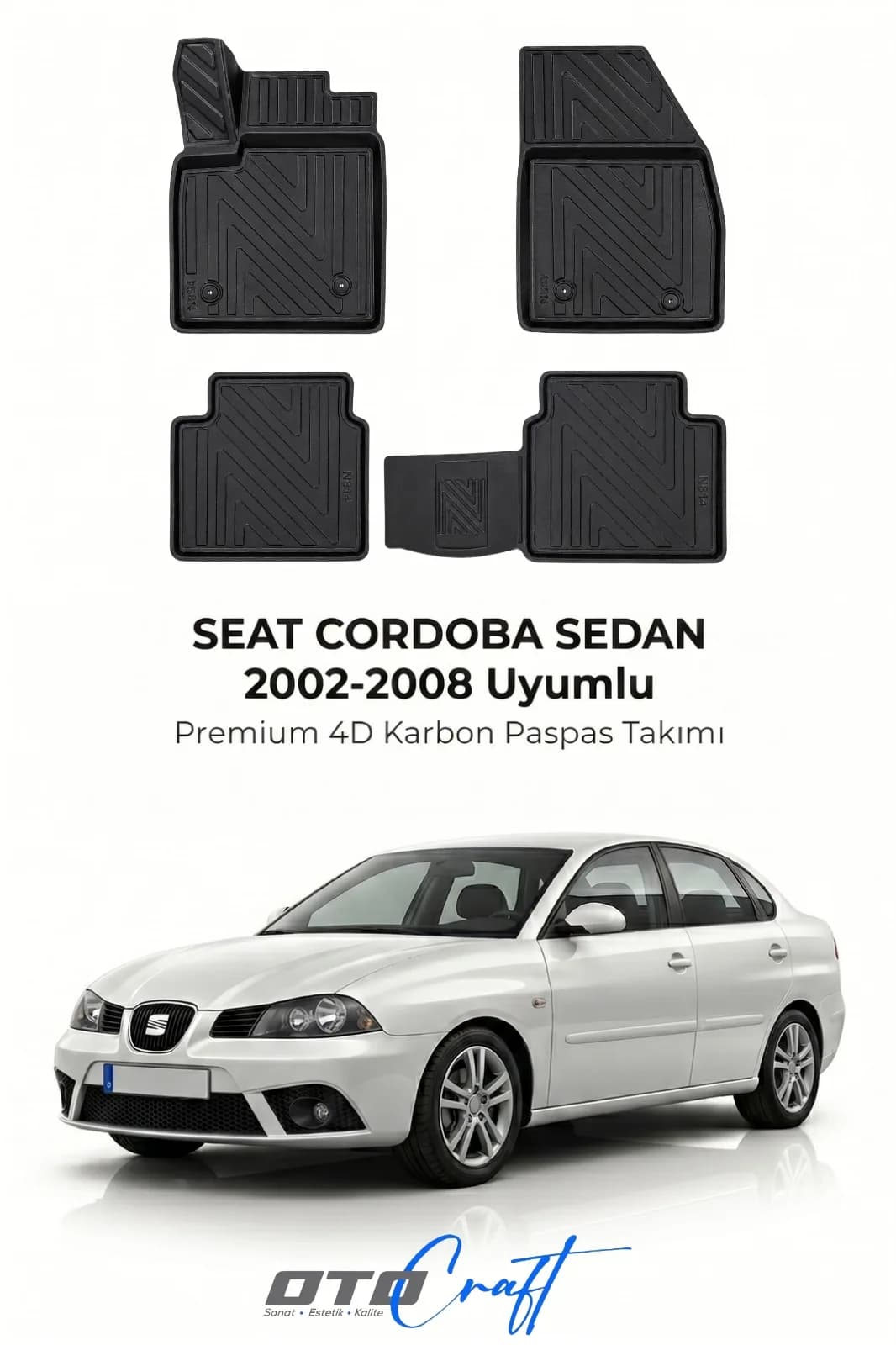 SEAT Cordoba Sedan 2002-2008 4D Karbon Paspas