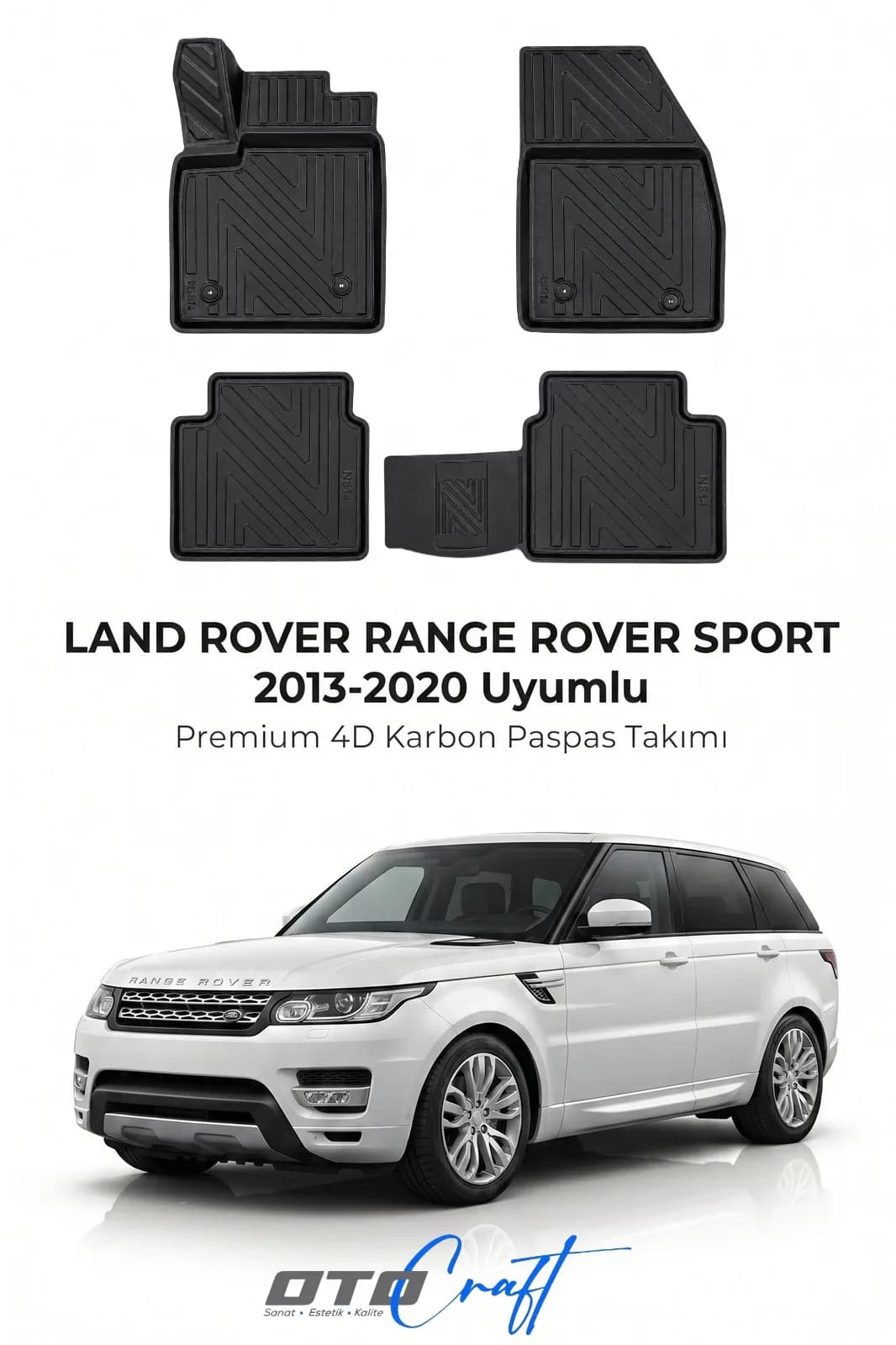 Land Rover Range Rover Sport 2013-2020 4D Karbon Paspas