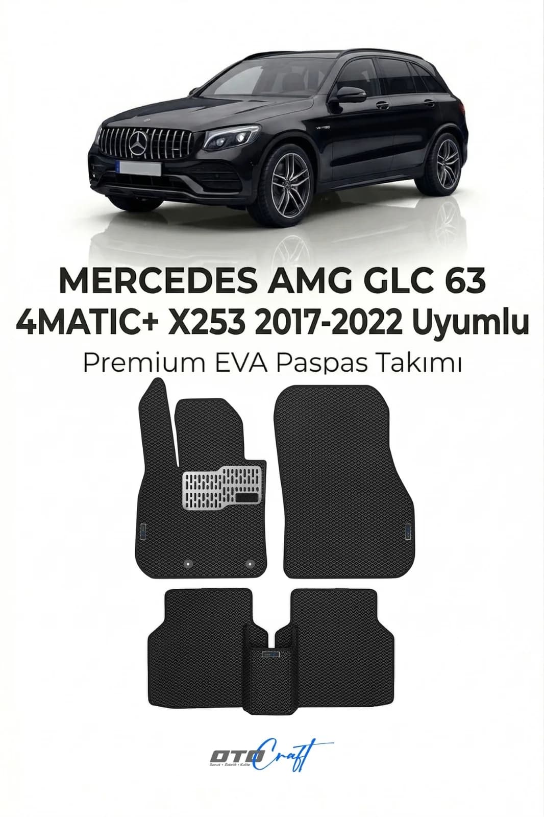 Mercedes AMG GLC 63 4Matic+ X253 2017-2022 EVA Paspas