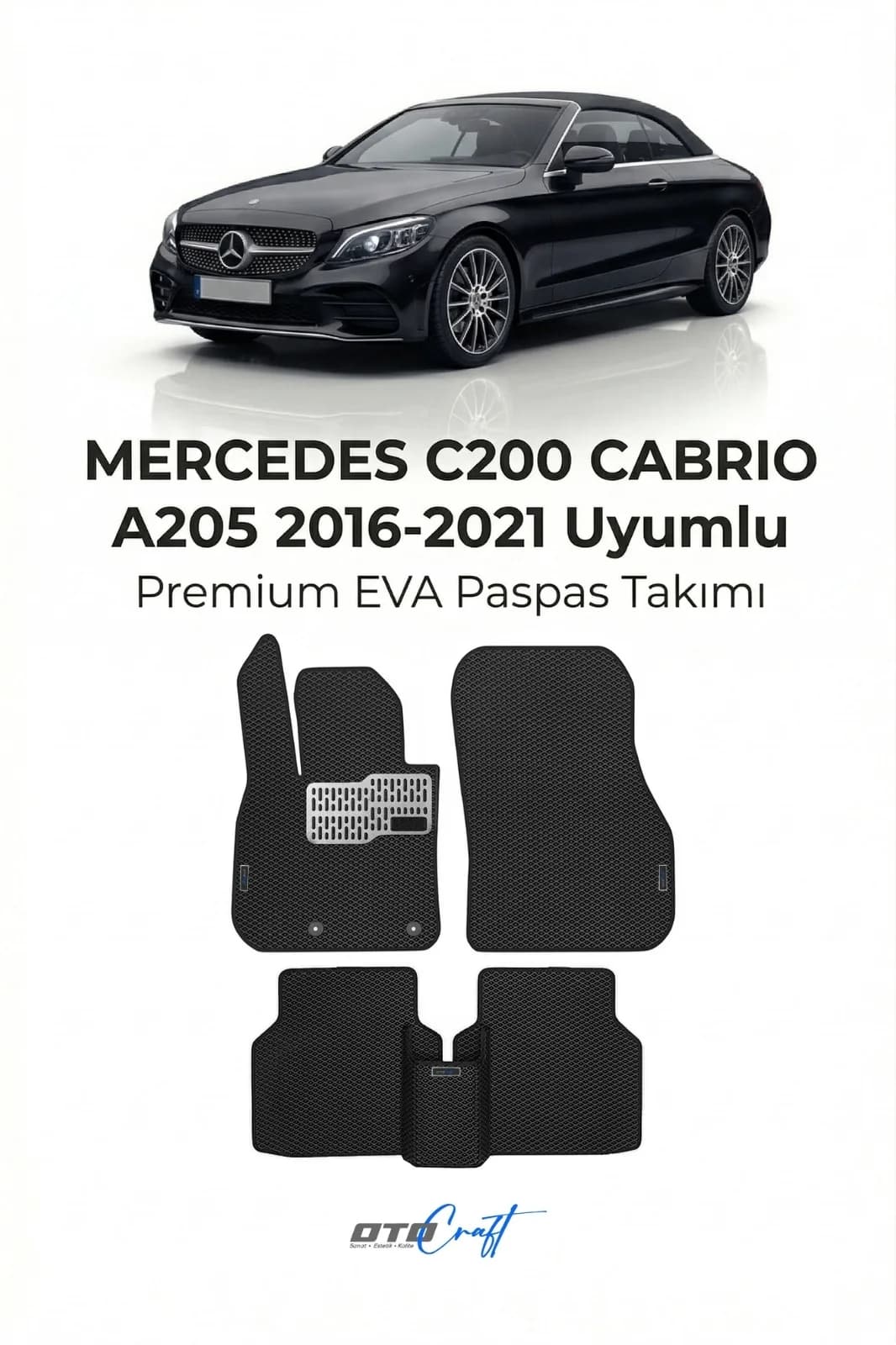 Mercedes C200 Cabrio A205 2016-2021 EVA Paspas