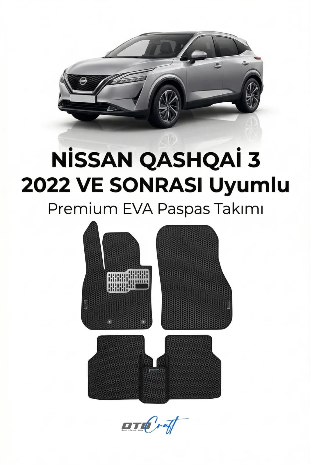 Nissan Qashqai 3 2022 ve sonrası EVA Paspas